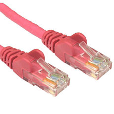 CAT5e Network Ethernet Patch Cable PINK 1m