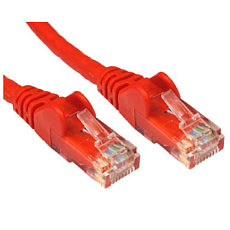 CAT5e Network Ethernet Patch Cable RED 0.5m