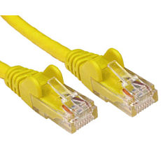 CAT6 LSOH Network Ethernet Patch Cable YELLOW 1m