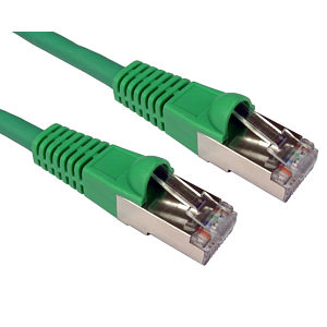 1.5m CAT6A Patch Cable Green 10GBase-T