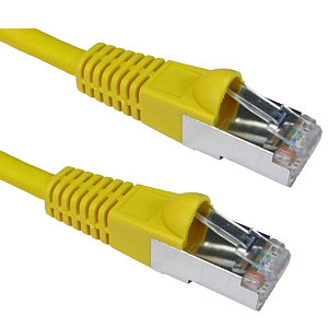 20m Yellow Ethernet Cable CAT6A SSTP LSOH