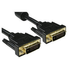 Dual Link DVI Cable 1m, DVI-D, Gold plated, 1 Metre
