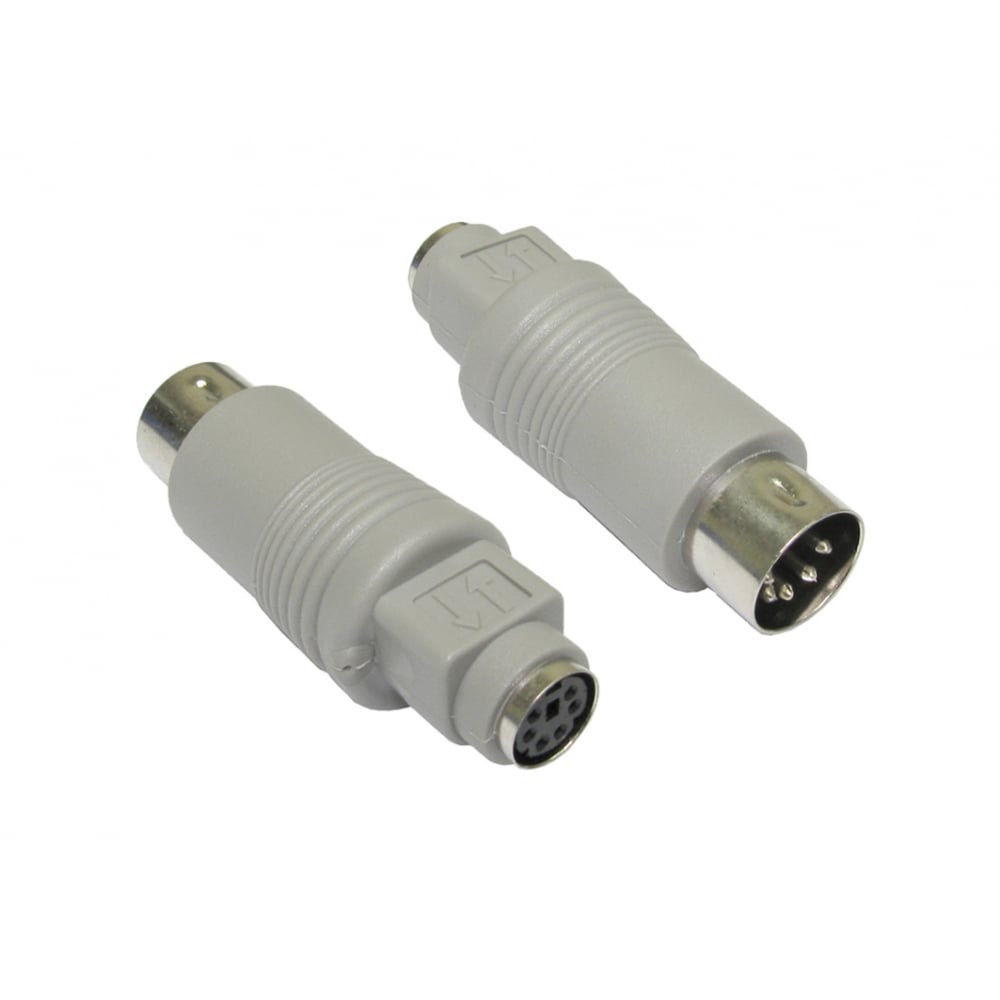 Keyboard Adapter, 6 Pin Mini DIN Female to 5 Pin DIN Male