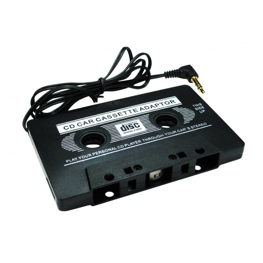Car Audio Cassette Adapter 3.5mm Jack to Stereo Cassette