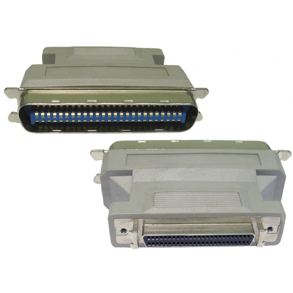 SCSI 1-2 Adapter, 50 Centronic Male to Half Pitch 50 Female