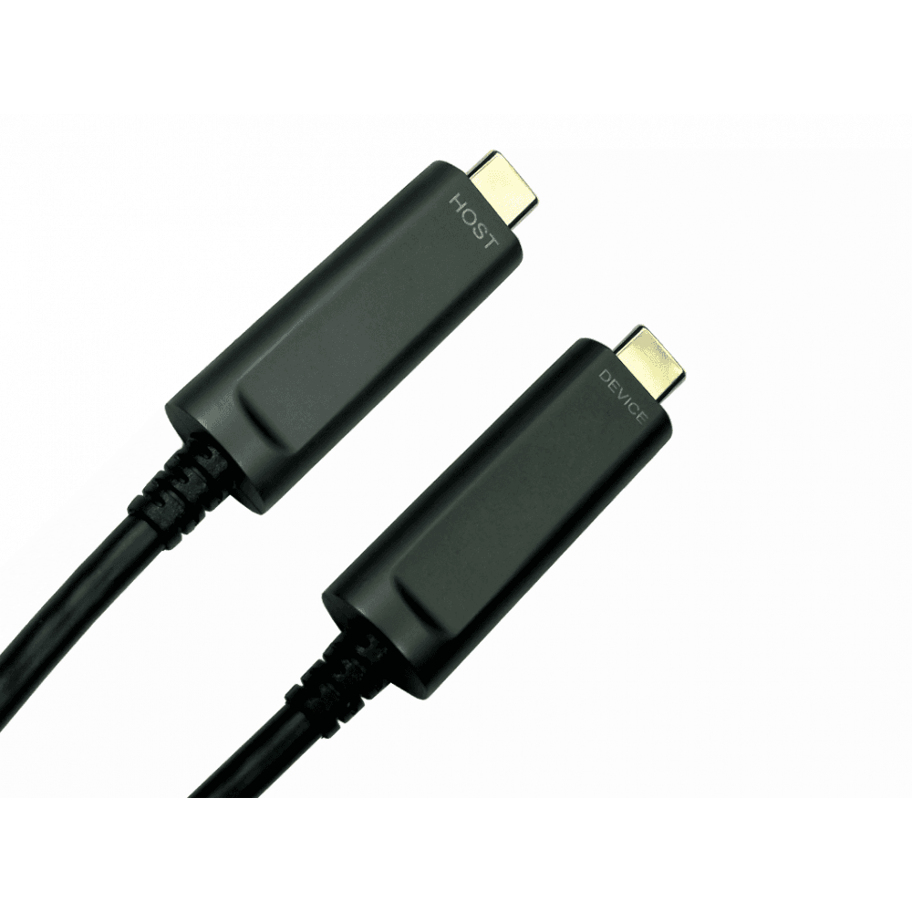 10m Fibre Optic USB C Cable USB C to USB C 10Gbps