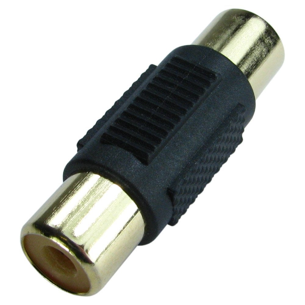Single Female RCA to Single Female RCA Coupler