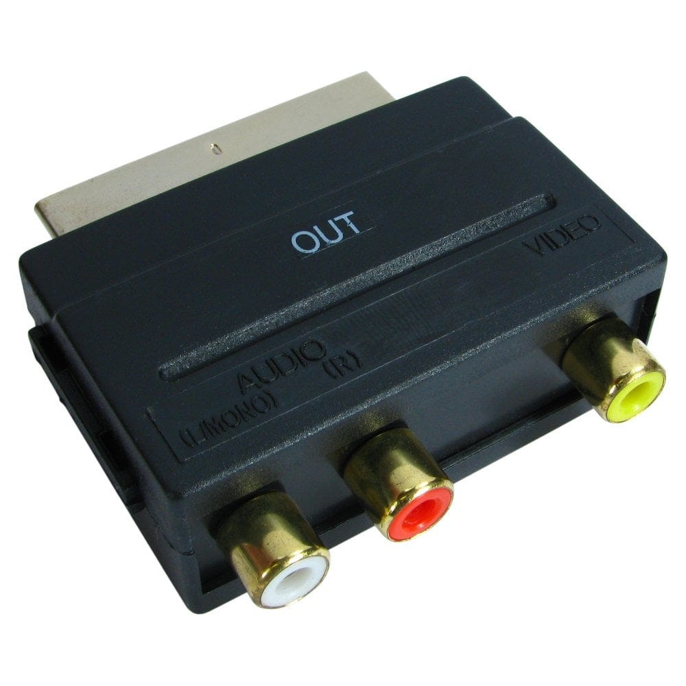 Scart Adapter Scart to Phono Out