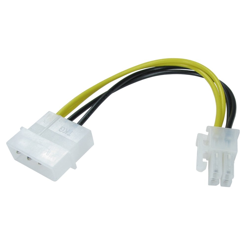 Molex To P4/64 Bit Power 4-Pin Square 15cm