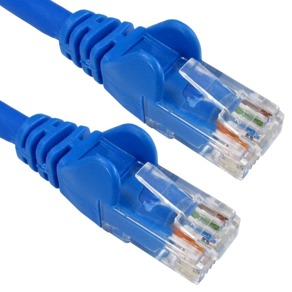 CAT6 LSOH Network Ethernet Patch Cable Blue 0.5m