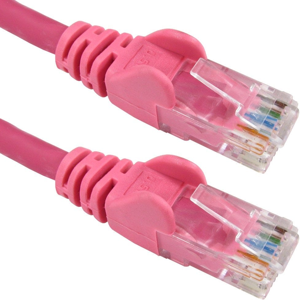 CAT6 LSOH Network Ethernet Patch Cable Pink 10m