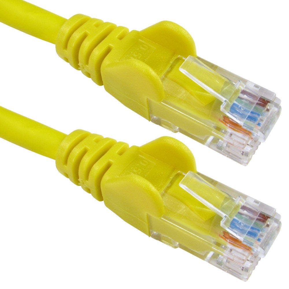 CAT6 LSOH Network Ethernet Patch Cable Yellow 10m