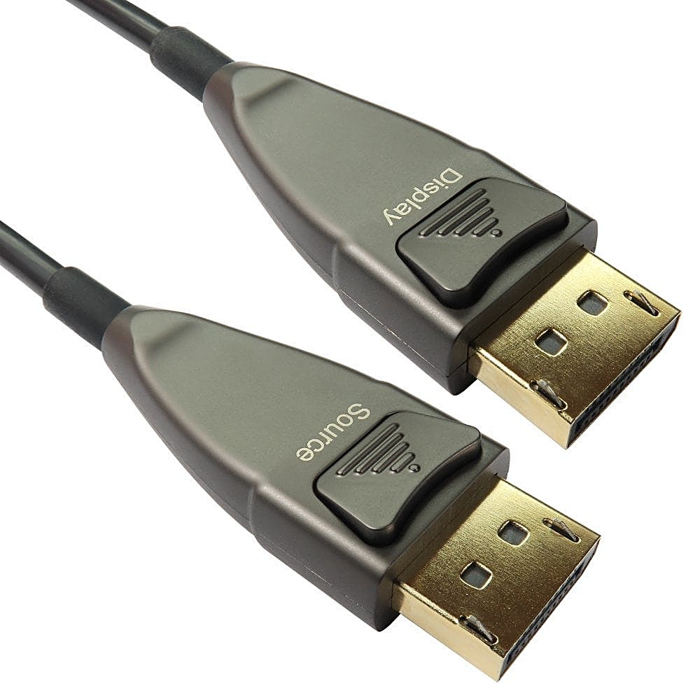 10m DisplayPort 2.0 Fibre Optic Cable