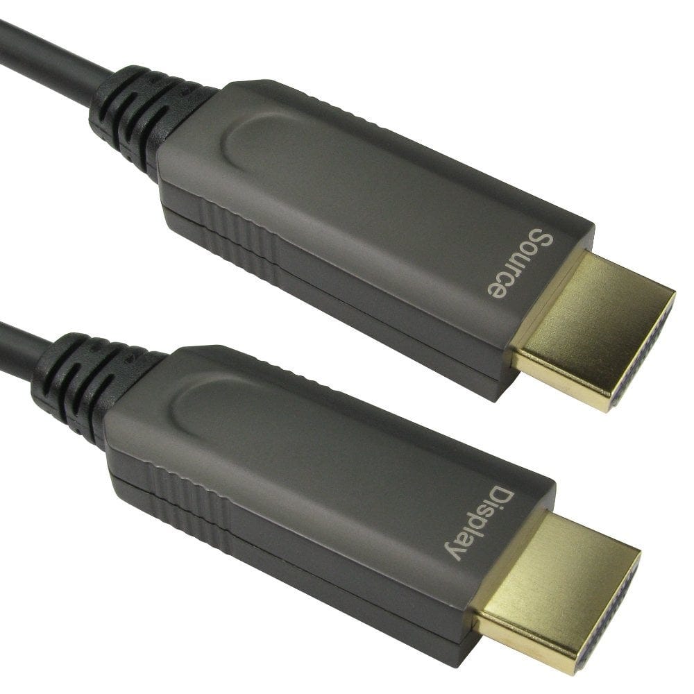 10m Fibre Optic HDMI Cable AOC Active - 48Gbps 4k@120Hz, 8k@60Hz