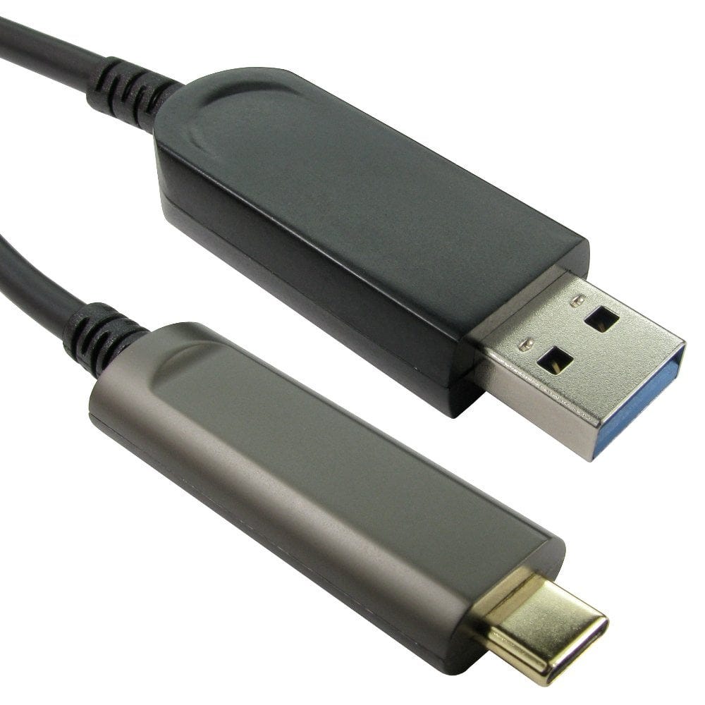 10m AOC USB 3.1 Type A (M) to Type C (M) Cable