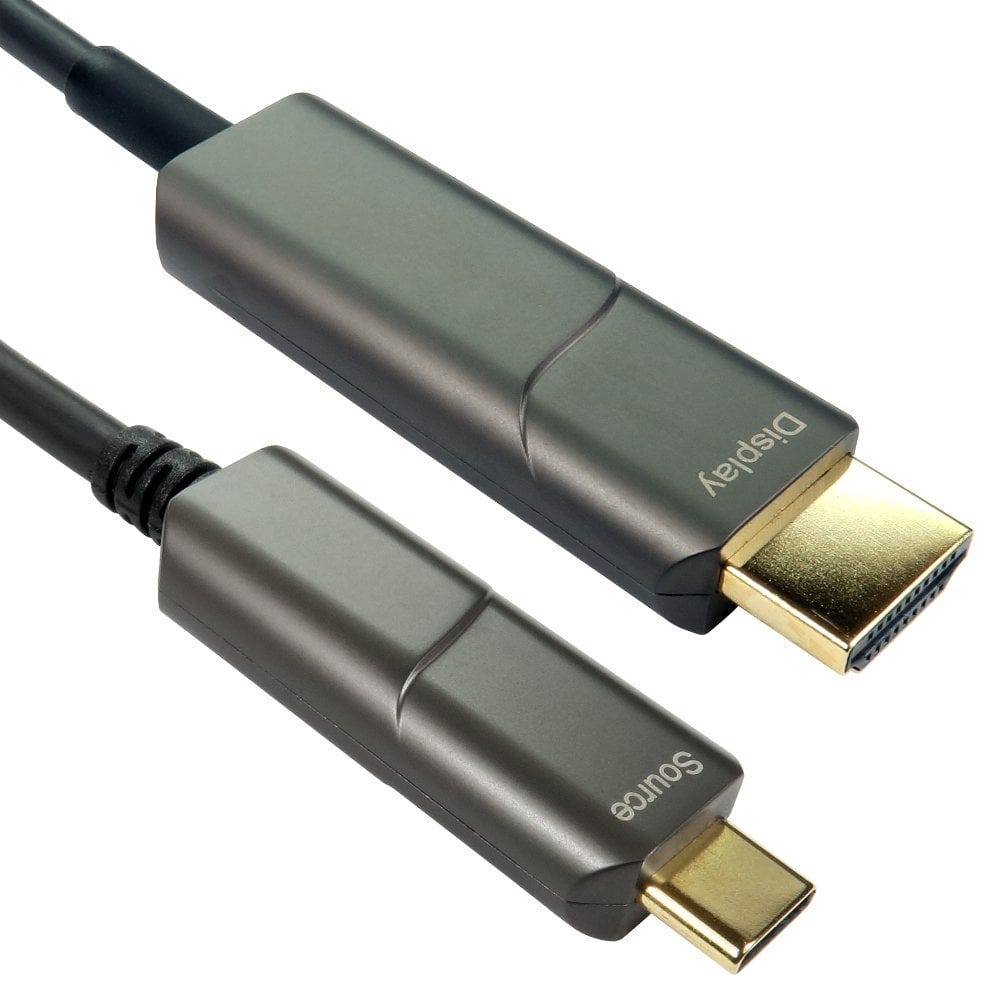 10m USB C to HDMI Cable - AOC Fibre Optic 4k@60Hz