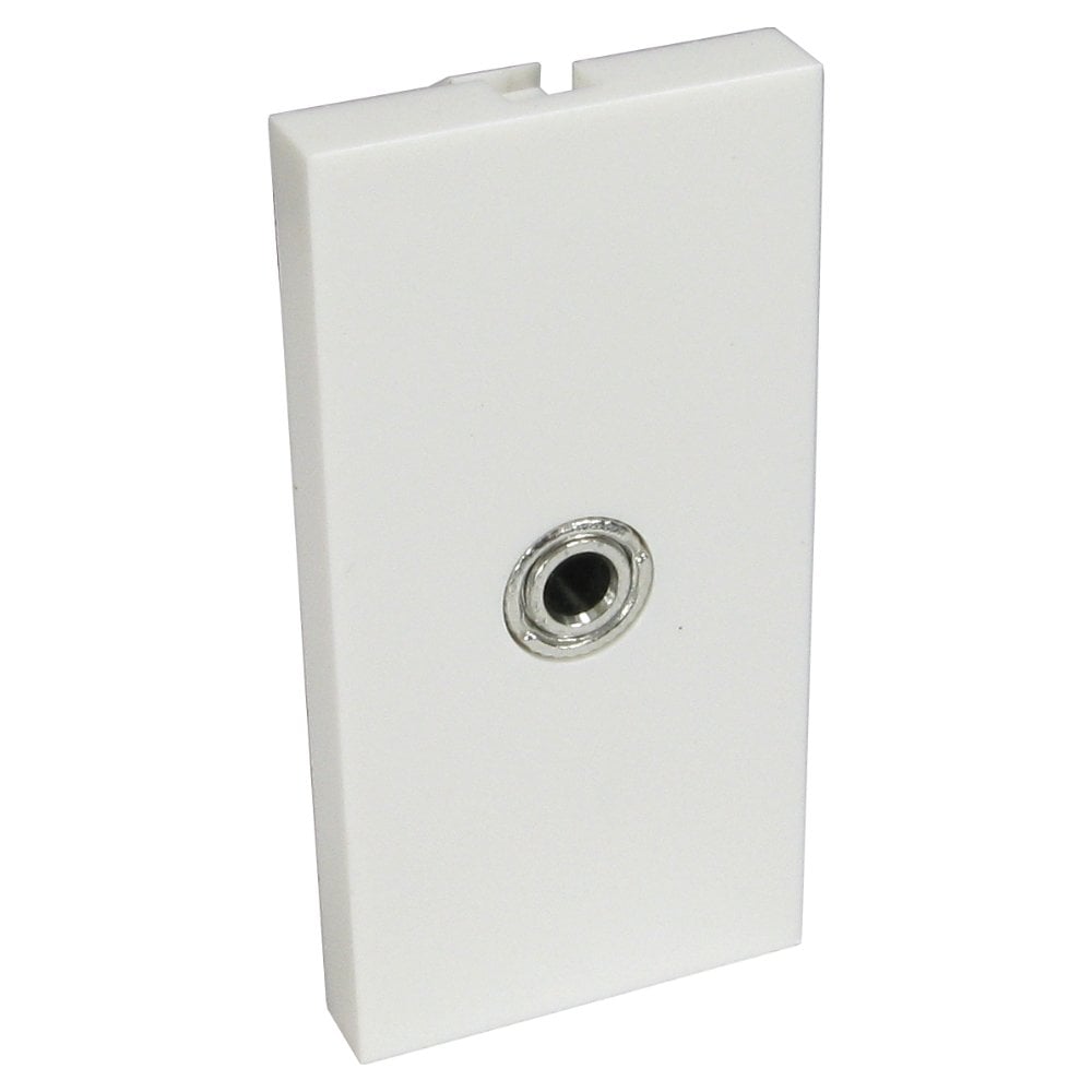 3.5mm Stereo Jack Socket Face Plate / Wallplate Module
