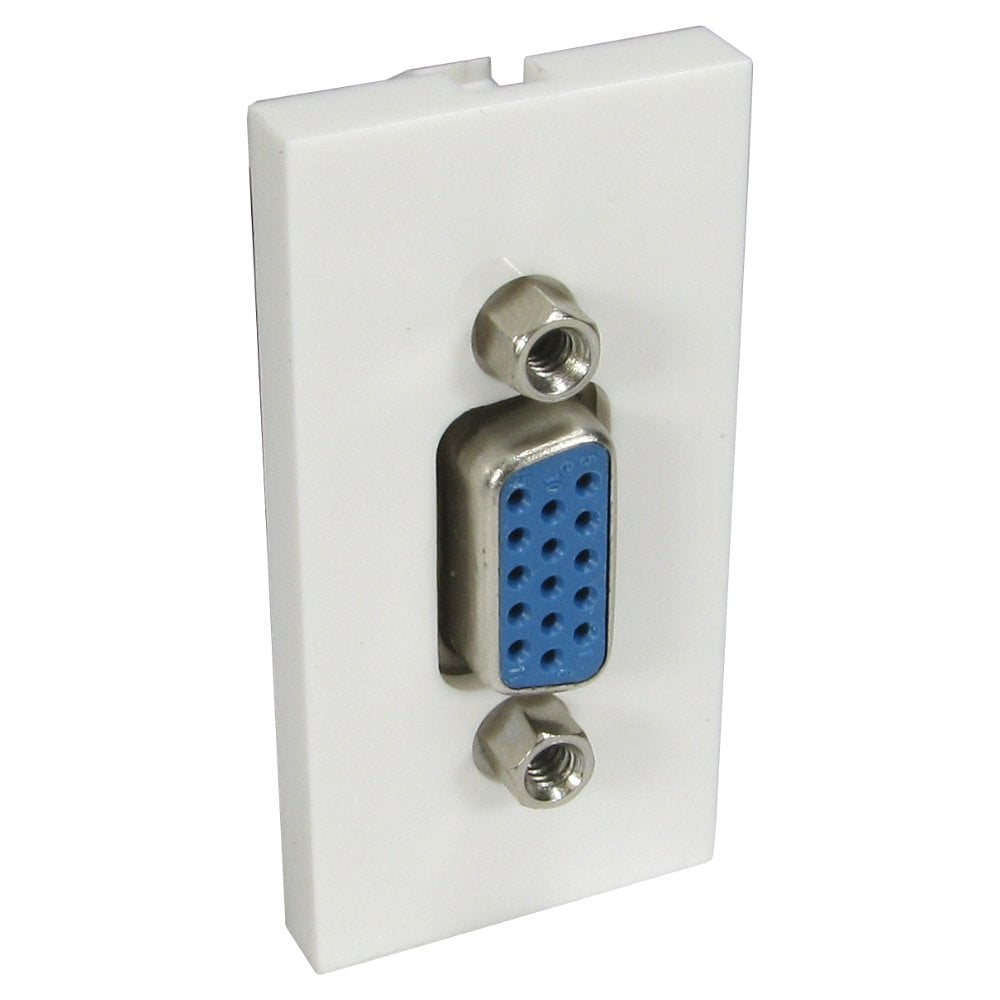 VGA Face Plate Single Socket Wallplate Module