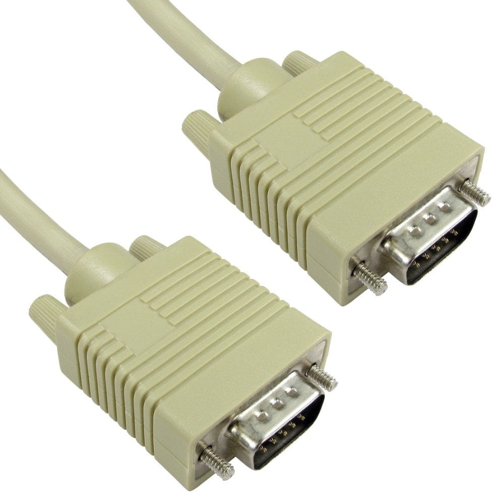 0.5m VGA Cable Triple Shielded Short VGA / SVGA Cable