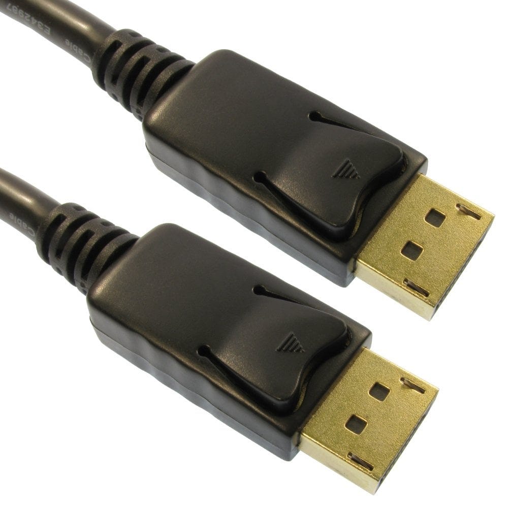 50cm Displayport Cable With Locking Connectors