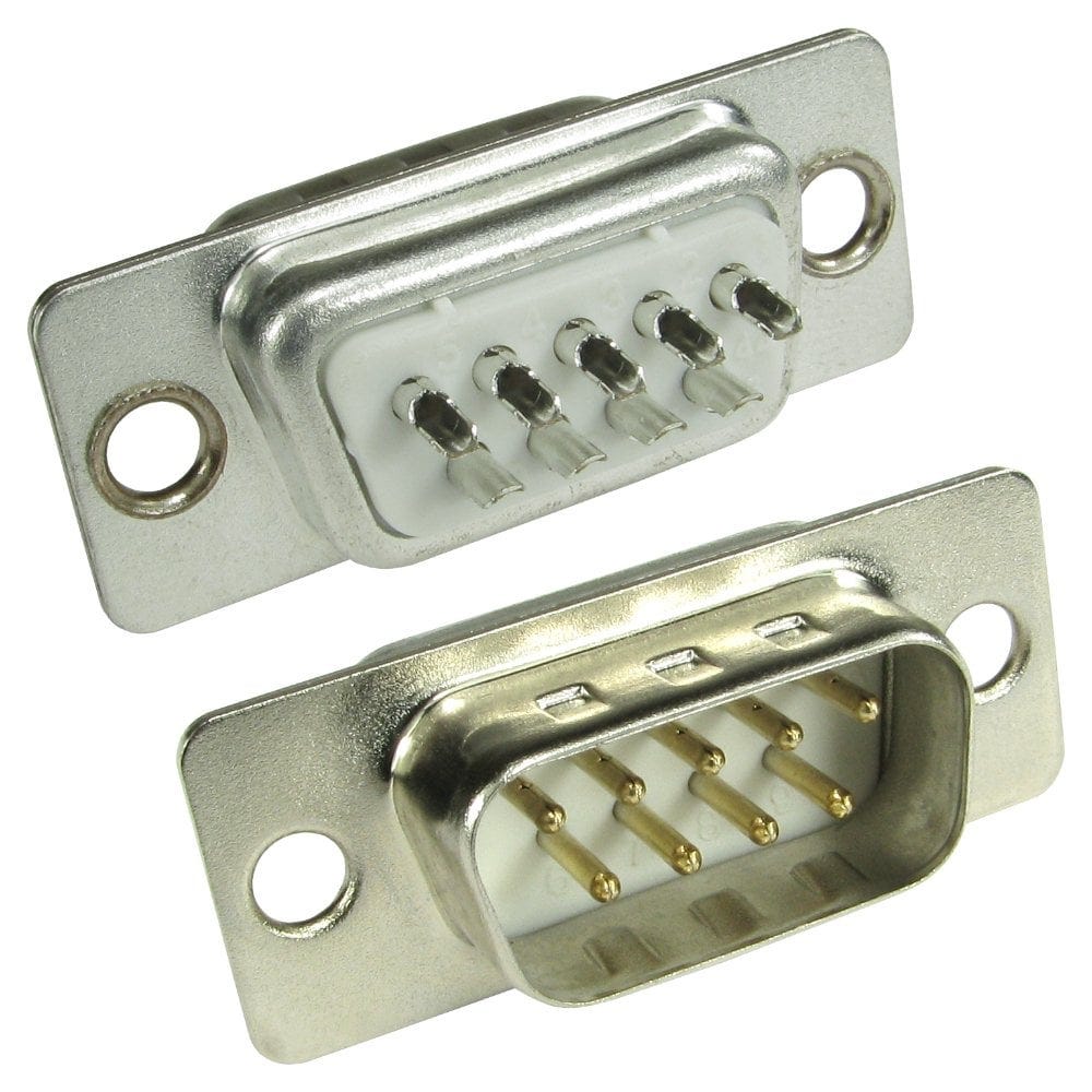 D9 Male Connector Solder Type