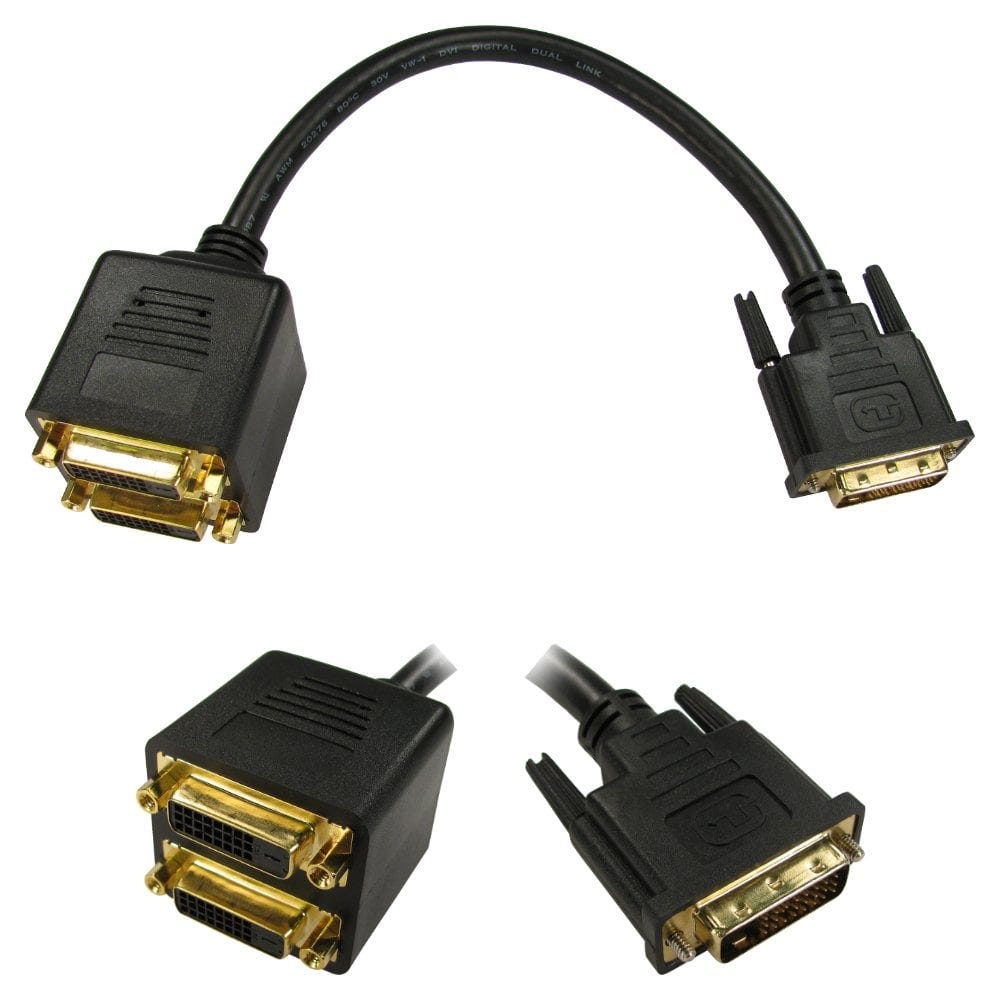 DVI Splitter Cable DVI-D