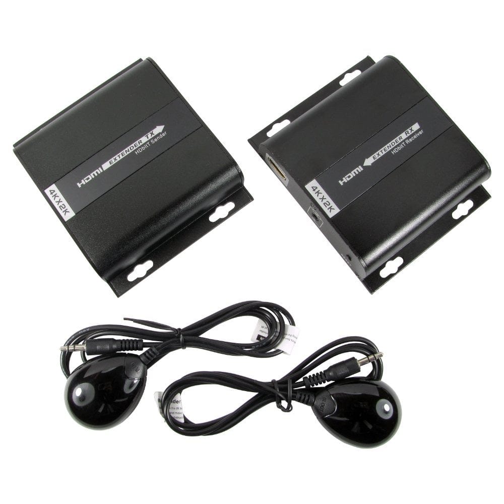 4k HDMI Over Ethernet Extender with IR - 100m CAT5e - 120m CAT6