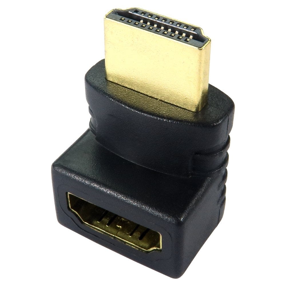 HDMI Right Angle Adapter, Male to Female 270 Degree