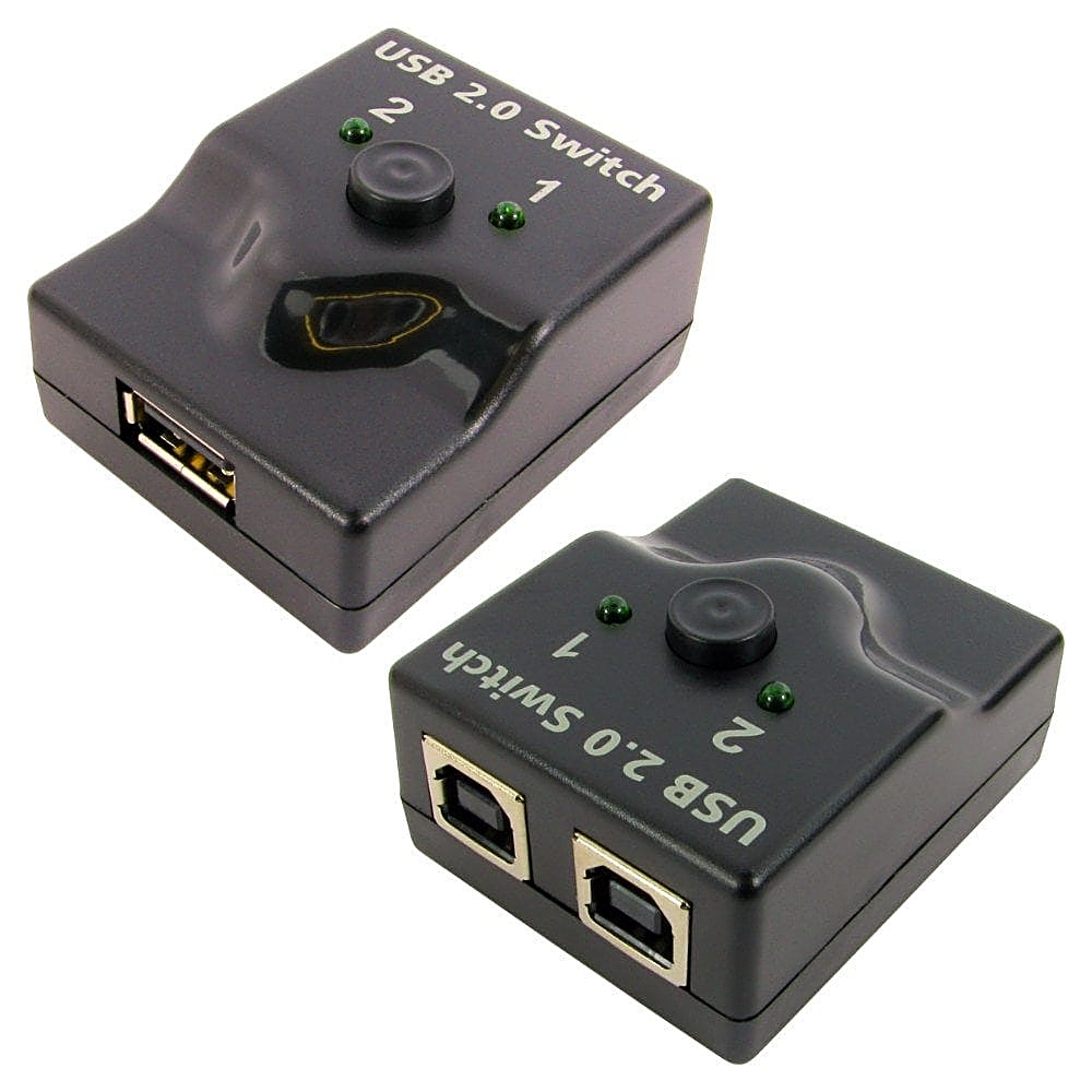 2 Port USB 2.0 Mini Share Switch