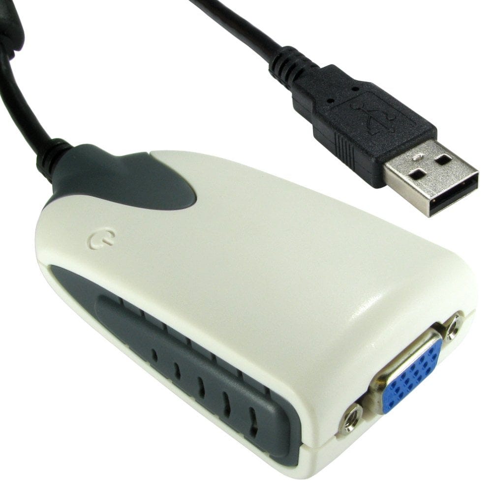 USB 2.0 to VGA Adapter USB 2.0 to SVGA HD15 Adapter with cable