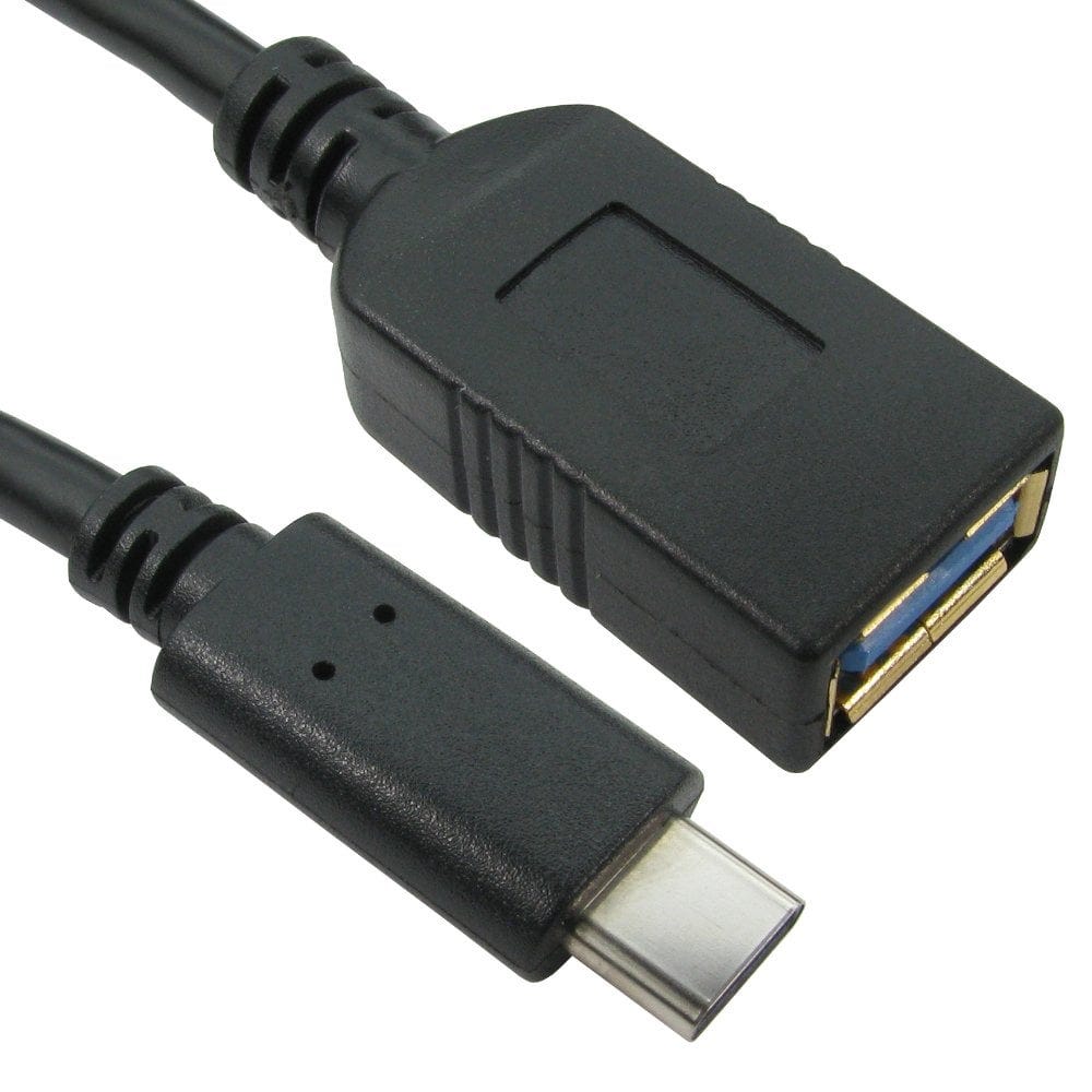 USB C to USB A Female USB 3.0 OTG Adapter Cable 1m