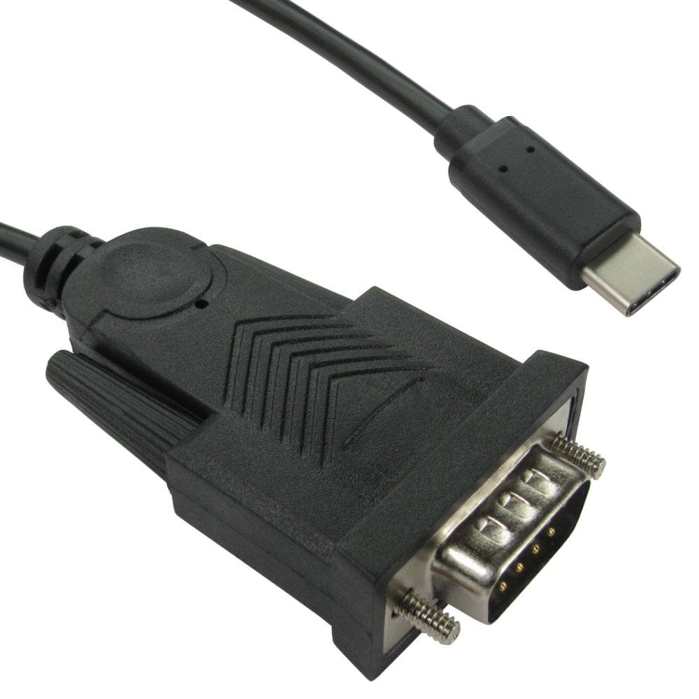 USB C to Serial Cable 1m USB Type C to DB9 Male