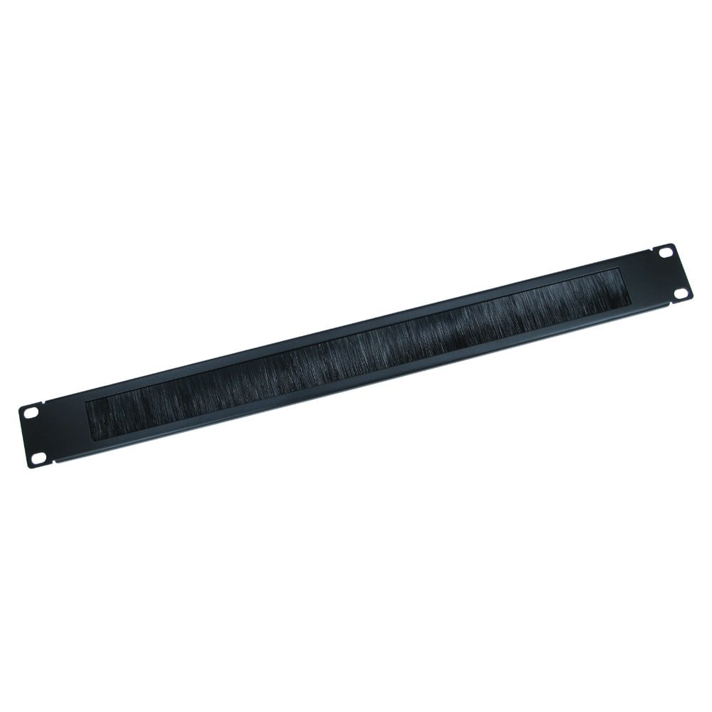 19 Inch 1U Rack Mount Brush Panel