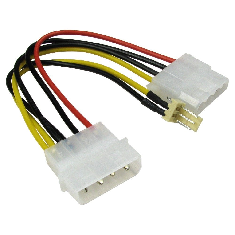 15cm 4-Pin Molex Male to Female +12V Fan Power Cable