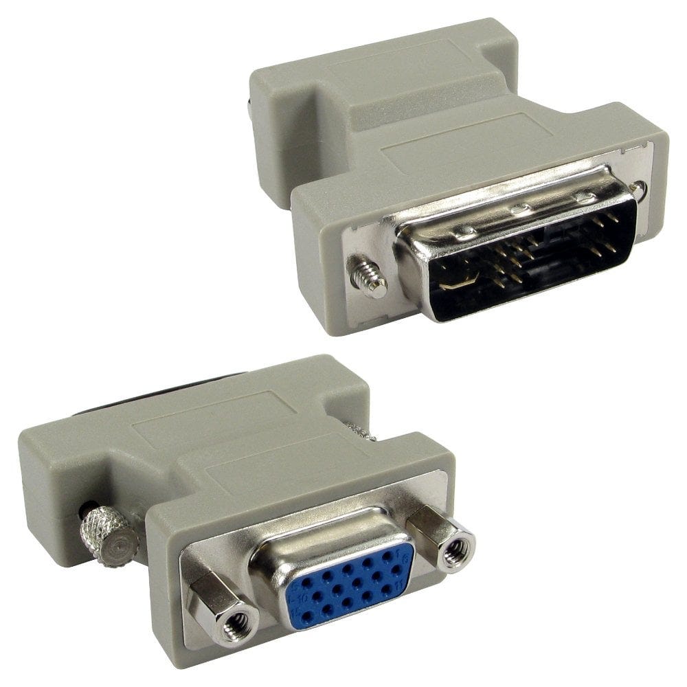 DVI-A to SVGA Adapter, Nickel