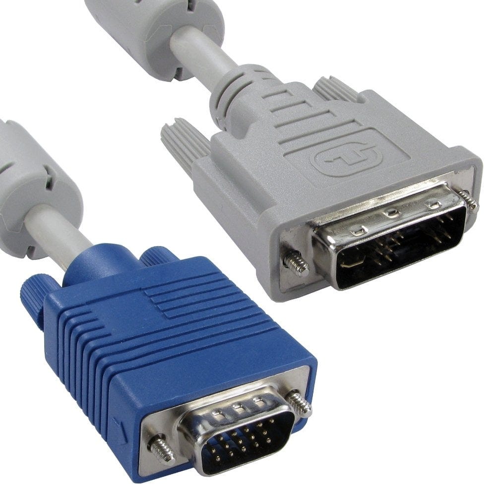 2m DVI-A-Male to SVGA-Male