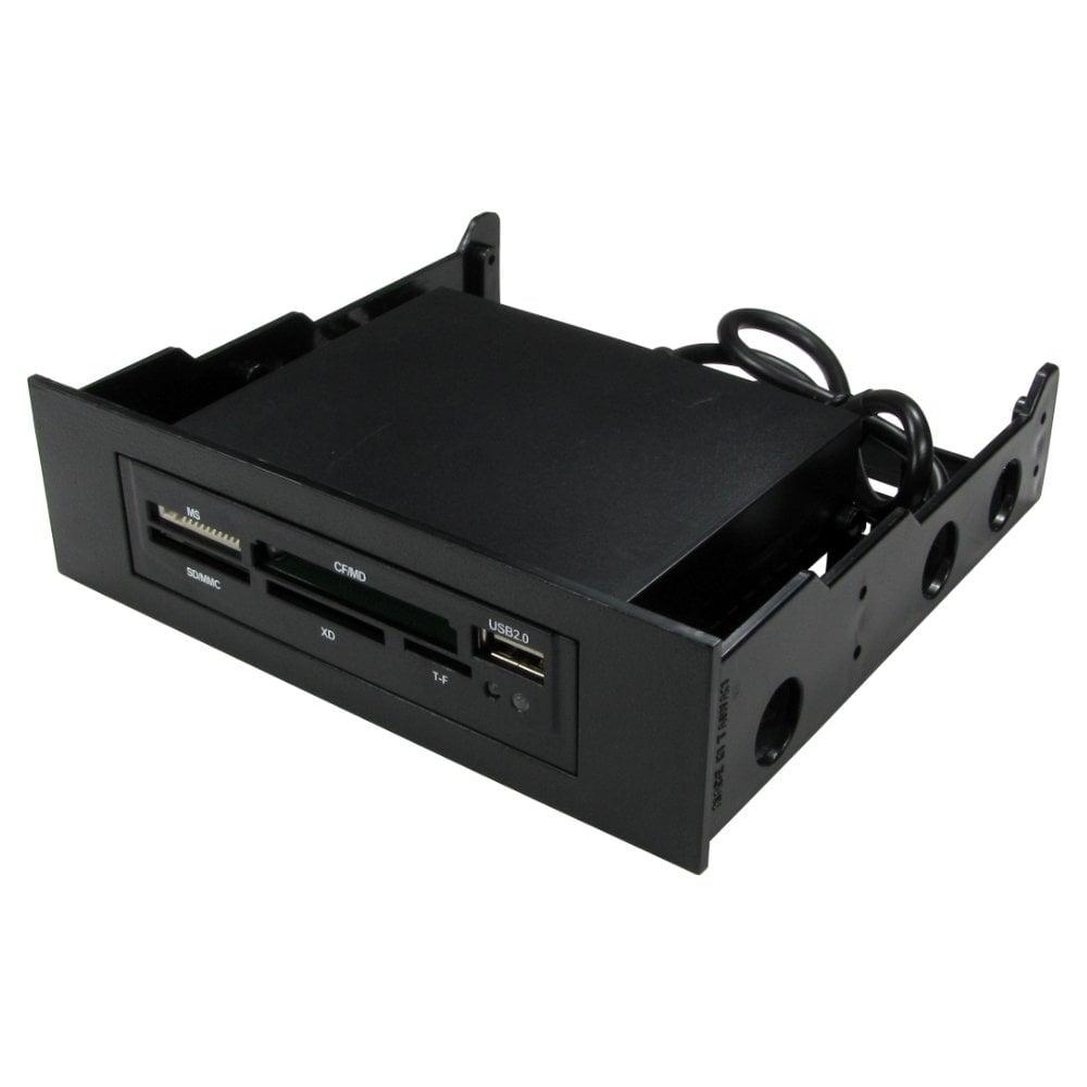 USB2multi 3.5/5.25 Internal Bay 52 In 1 Card Reader Black