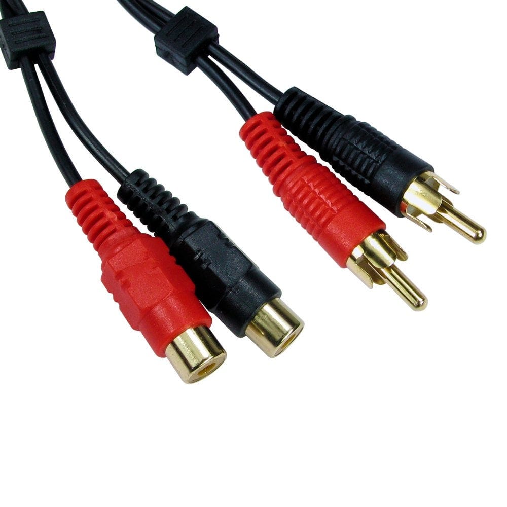 3m 2x Phono Extension Cable