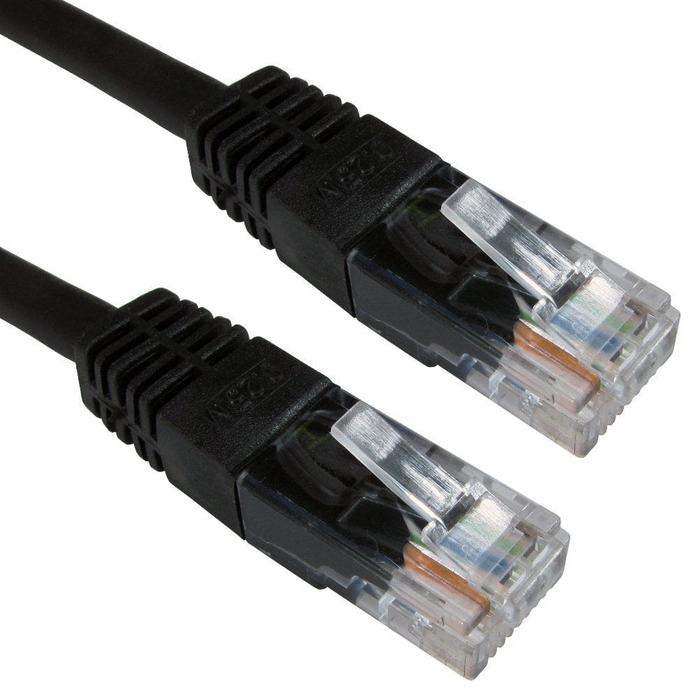 3m Black CAT6 Patch Cable UTP Full Copper