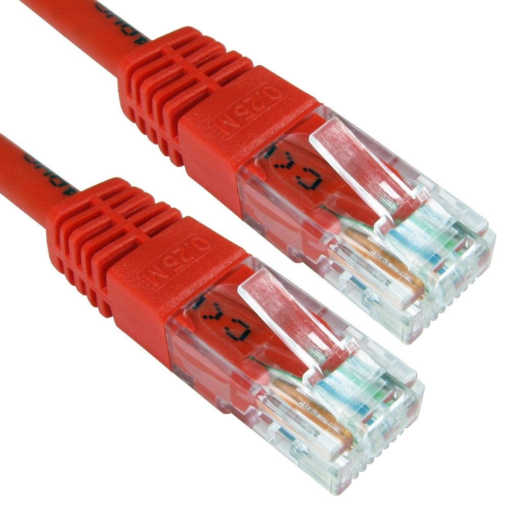0.15m Cat6 Patch Cable Red