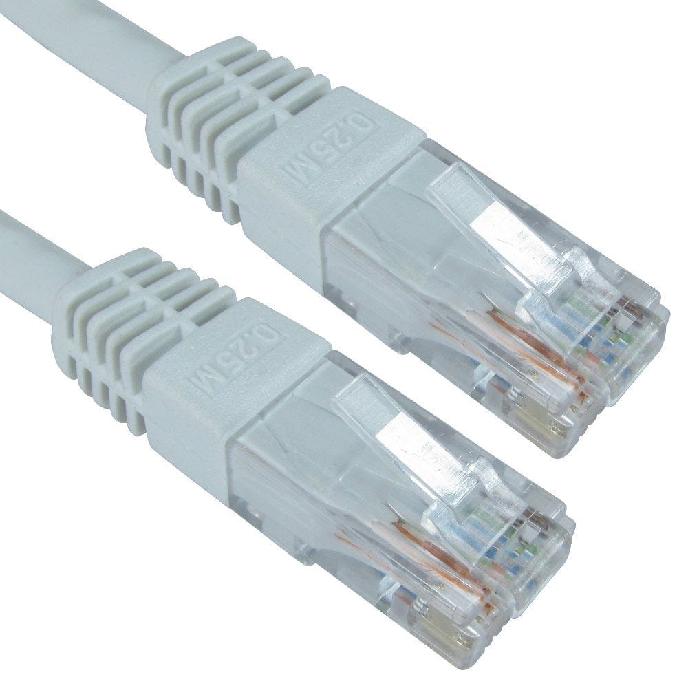 0.15m Cat6 Patch Cable White