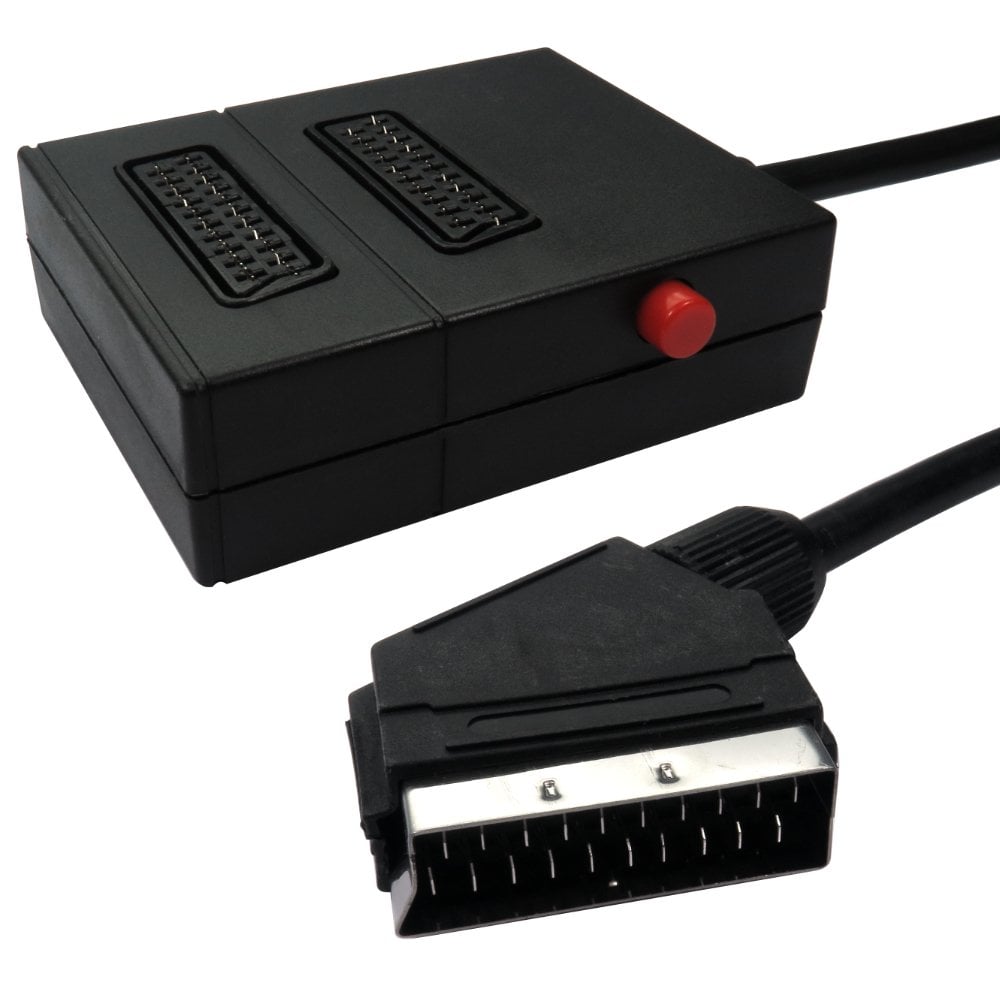 0.5m 2 Way Switched Scart Splitter