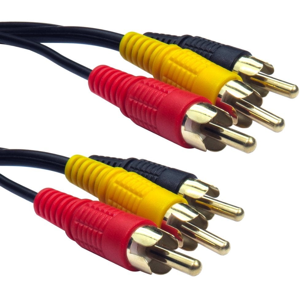 10m 3x Phono Plugs to 3x Phono Plugs