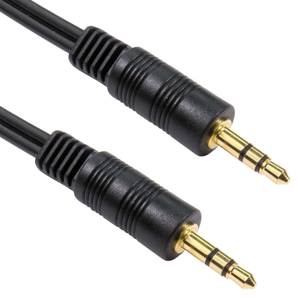 0.3m 3.5mm Stereo Jack to Jack Cable Premium