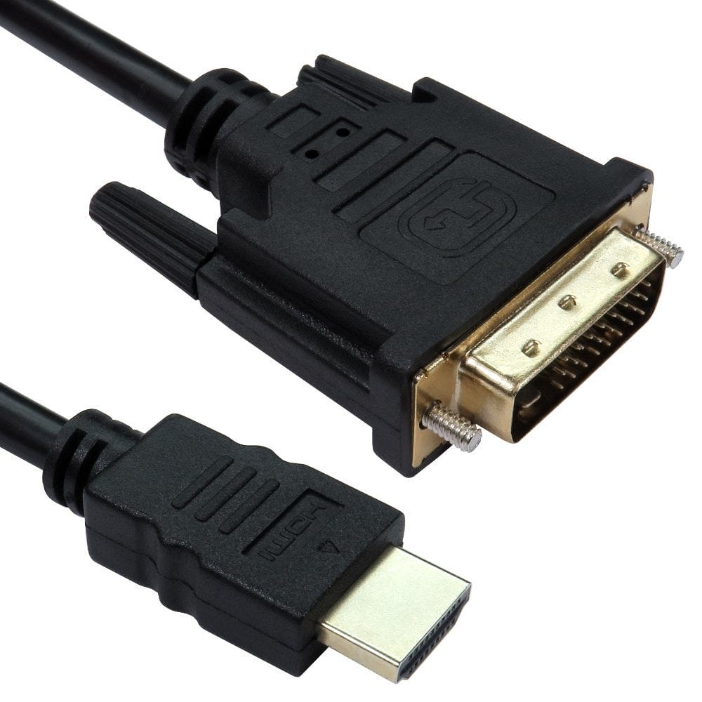 2m DVI to HDMI Cable DVI-D to HDMI Bi-Directional