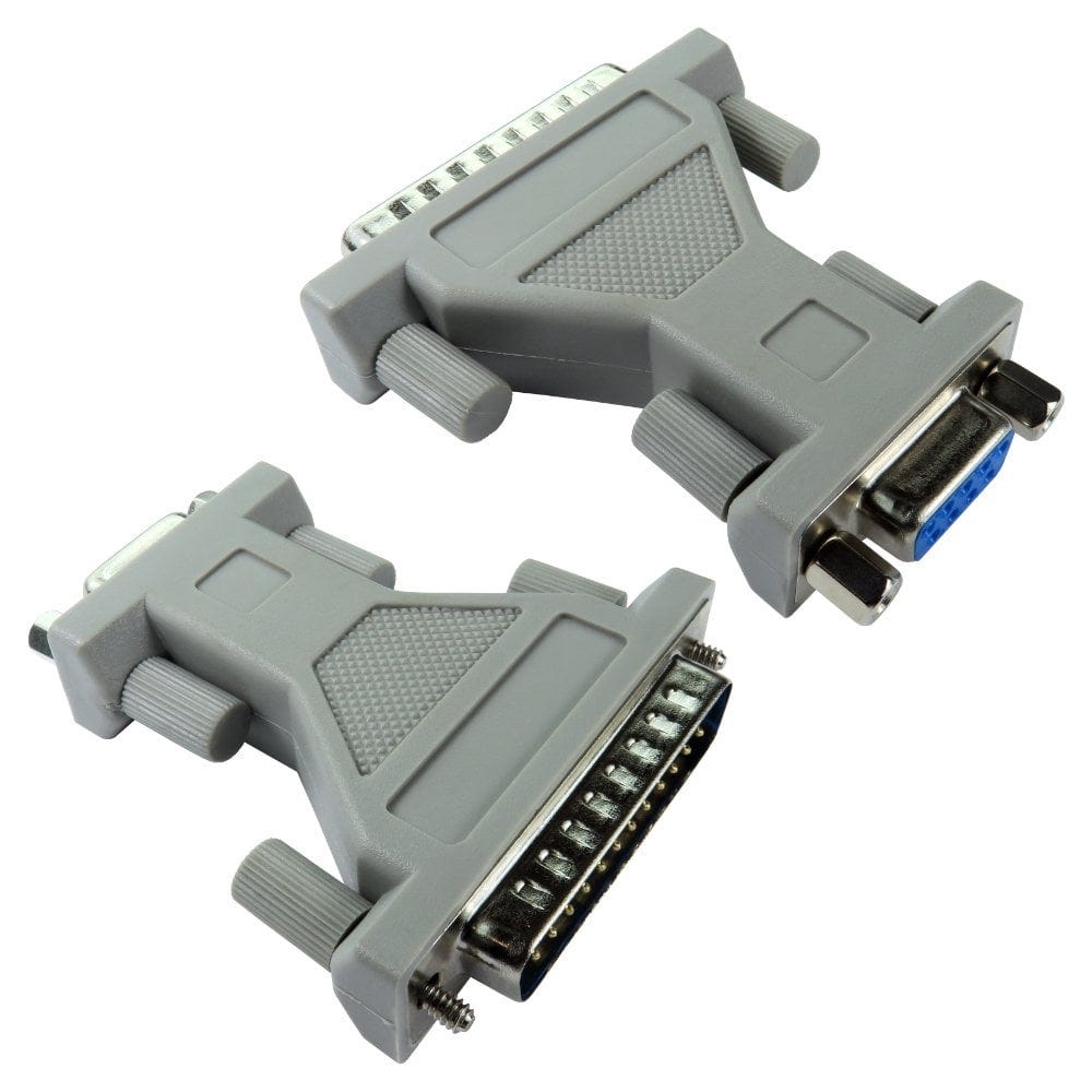 9 Female D25 Male Serial Adapter