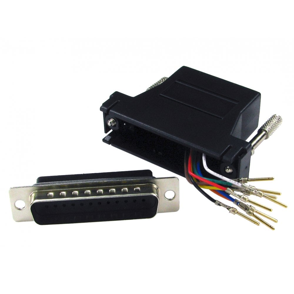 25 Way Male RJ45 8 Pin Socket