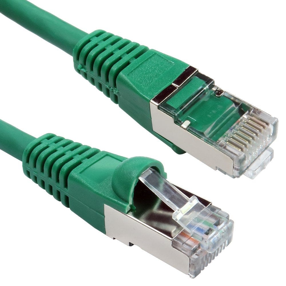 0.5m CAT6A Patch Cable Green 10GBase-T