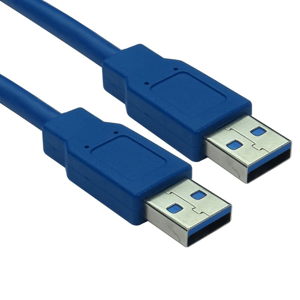 USB 3.0 A Male to Male Cable 2m Blue
