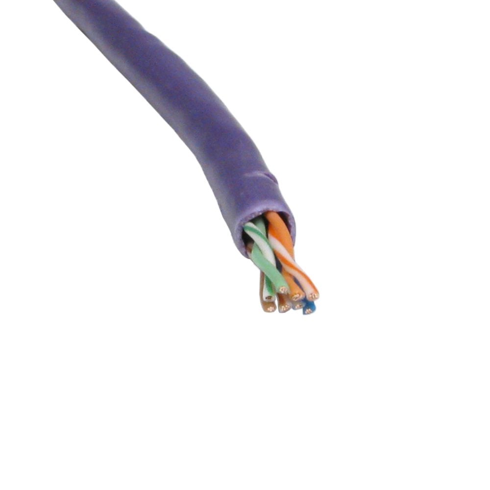 305m CAT5e Network Cable Violet Pure Copper